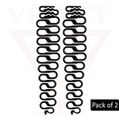 2x Hair Sticks French Hair Braider Braiding Tool Bun Maker Tool Hair Accessories