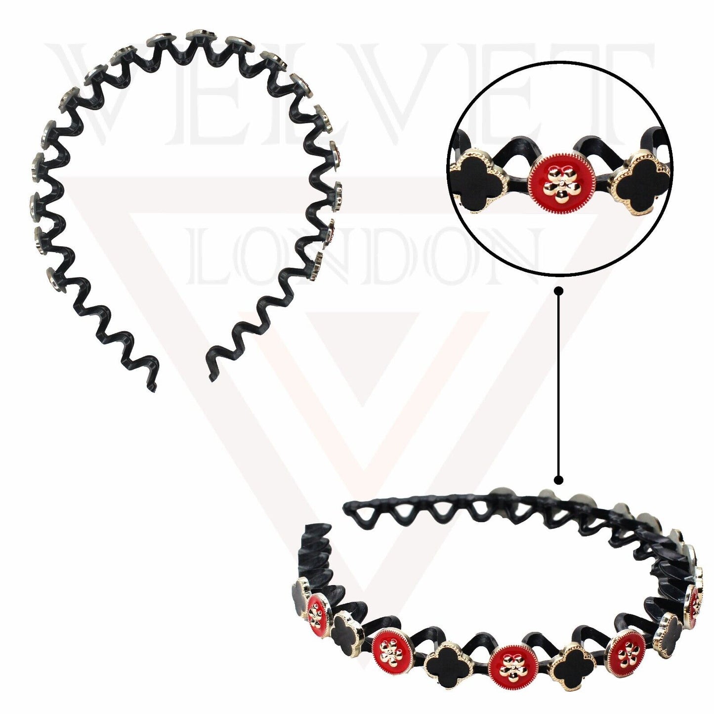 Non-slip Hair Band Flower Pearl Headwear Headband Diamond Hair Hoop New