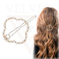 Hair Clips Metal Golden Korean Clips Slider Hair Pin Grips Pins Pearl Snap Clips