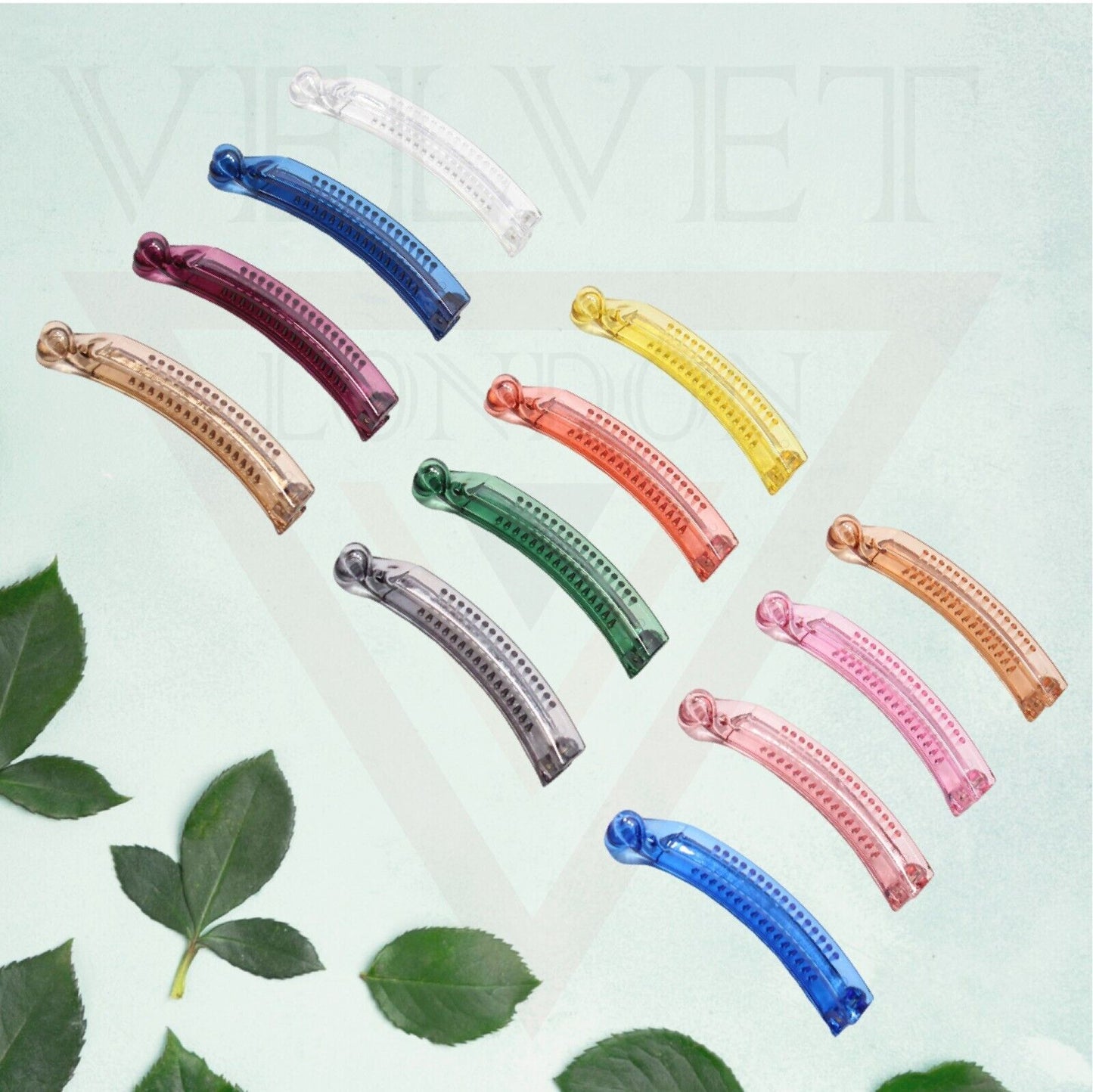 Barley Twist Hair Comb Banana Hair Clip Ponytail Clamp Grip Slide Fish Clip