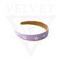 Headband Lining Dotted Designs Hair Band Non-Slip Fabric Hair Hoop Cute Outdoor 