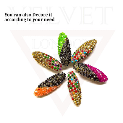 5 pcs Muslim Hijab Pins Shiny Scarf Pins Stainless Steel Saree Pins Head Brooch