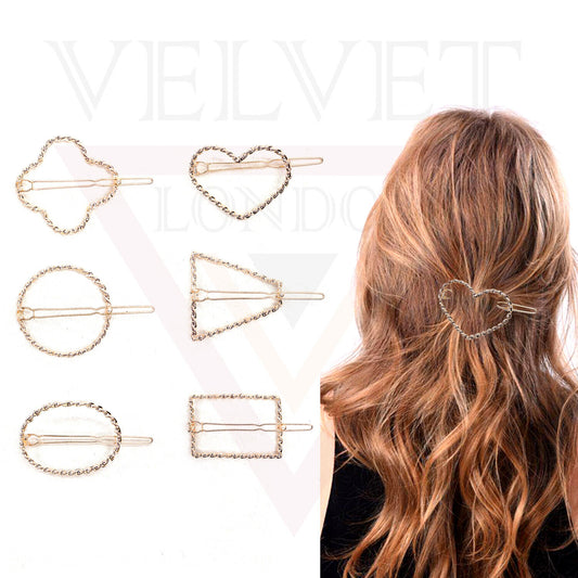 Hair Clips Korean Clips Rose Gold Metal Hairpins Sliders Clip Hair Grip Bride