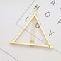 Golden Hair Clip Metal Hair Pin French Sliders Minimalist Clip Barrettes Grips 