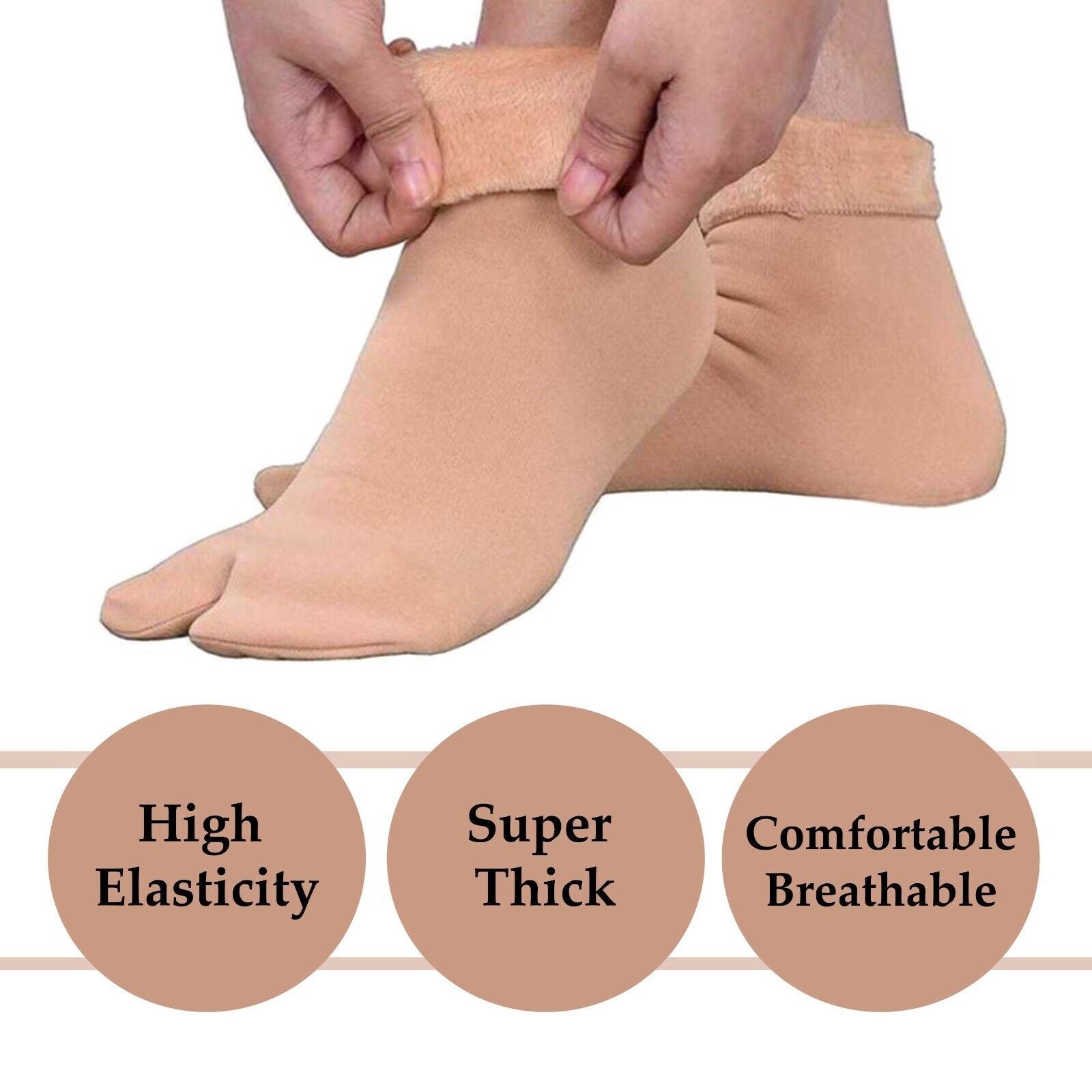 Thermal Warm Socks Winter Warmer Socks Velvet Soft Fluffy Cozy & Thick Socks UK