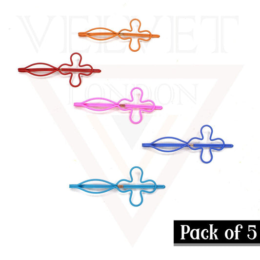 5x Hair Pins Set Hair Clips Metal Blonde Bobby Pin Grip Styling Hair Accessories
