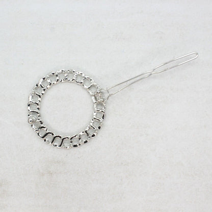 Silver Hair Clips Metal Infinity Pins Sliders Barrettes Korean Clips Hair Grip