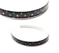 Doted Print Hair Bands Headband With Teeth Hair Hoop Non-slip Gripper Headwears