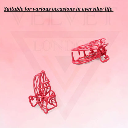 Metal Hair Claw Clips Frosted Hair Clamp Butterfly Matte Clutcher Hair Jaw Claw