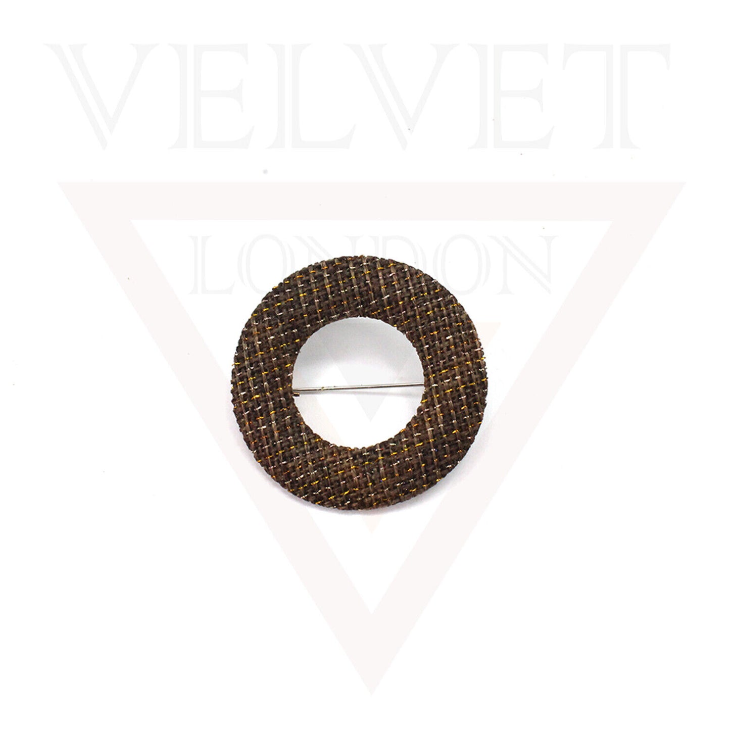Hijab Brooch Pin Safety Round Dark Colour Pins Head Scarf Clips Fancy Saree Pins