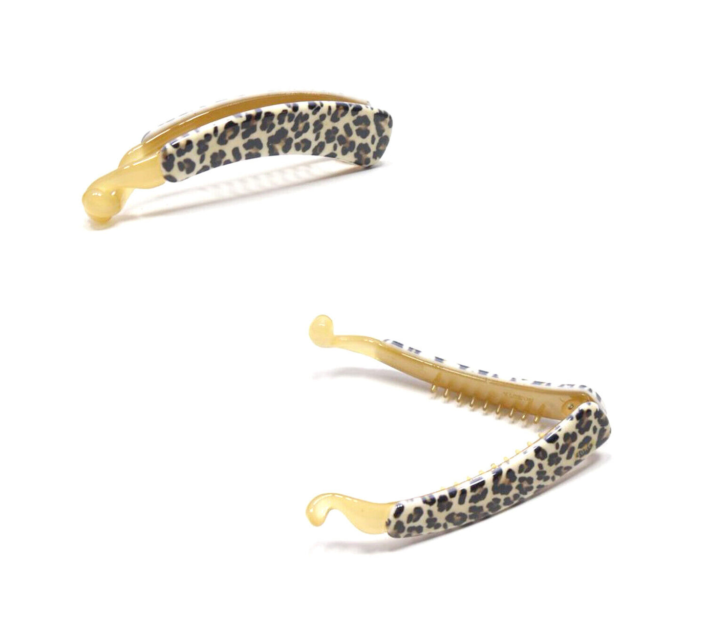 Banana Hair Clips Non-slip Barley Twist Fishtail Ponytail Holder Fish Clips Pins