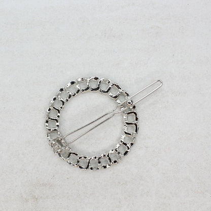 Silver Hair Clips Metal Infinity Pins Sliders Barrettes Korean Clips Hair Grip