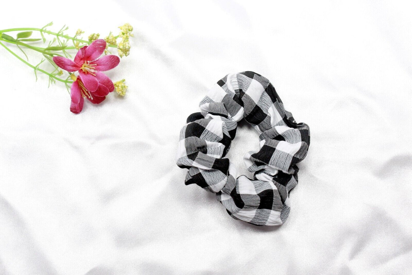 Hair Bands Scrunchies Chex Soft Rubber Elastic Bands Hair Ties Ponytail Holder
