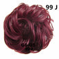 Curly Messy Bun Hair Piece Bobble Scrunchie Lady Natural Fake Hair Extensions