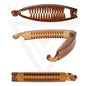 Banana Clip Transparent Non-Slip Fishtail Ponytail Holder Hair Clips Clamp Comb