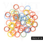 50x Colourful Rubber Bands Children Elastic Hair Bands Rope Hair Ties Ponytail 
