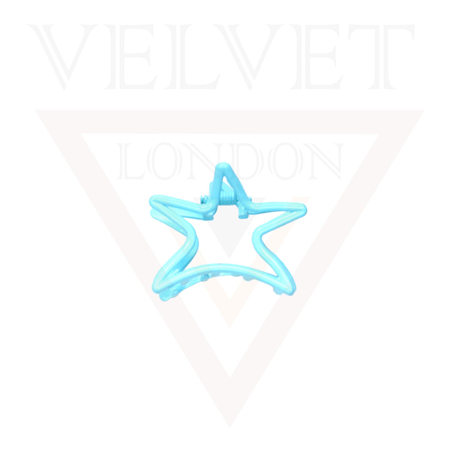 Metal Hair Claw Clips Matte Hair Clamp Star Barrette Frosted Jaw Accessories