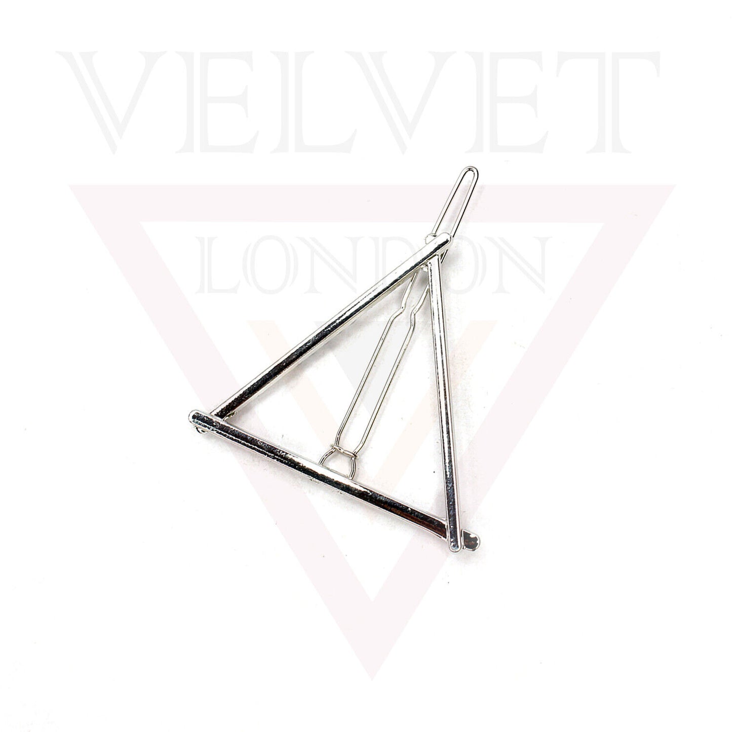 Silver Korean Clip Hair Clip Metal Hair Pin Sliders Minimalist Grips Barrettes 