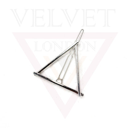 Silver Korean Clip Hair Clip Metal Hair Pin Sliders Minimalist Grips Barrettes 