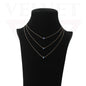 Trendy Golden Multi Layer Chain Necklace Oxidised Evil Eye Pendant Beachwear