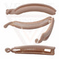Banana Clips Hair Clamp Matte Dotted Twist Hair Clips Pins Comb Ponytail Holder