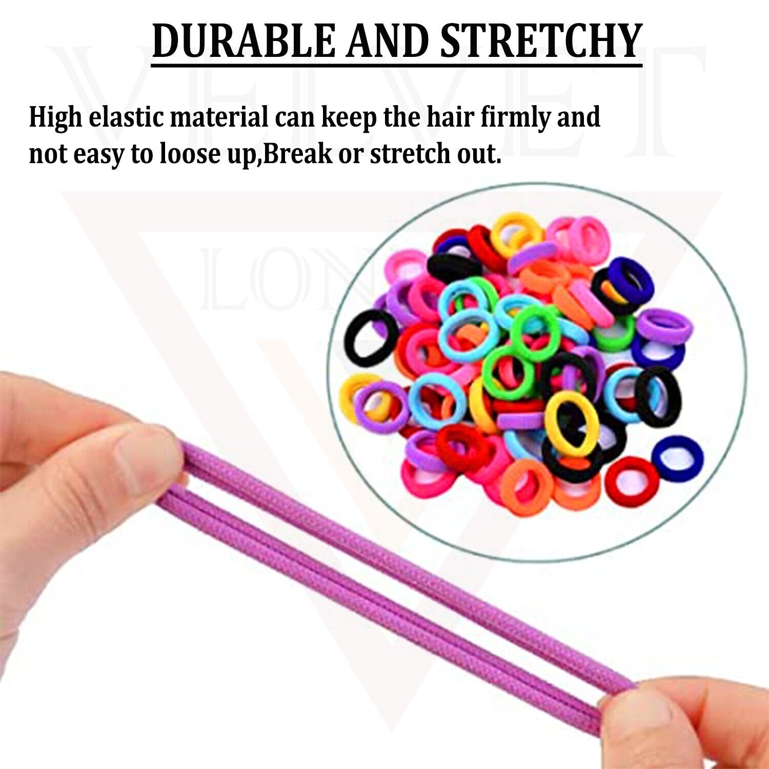 50x Baby Elastics Hair Ties Hair Band Ponytail Holder Headband Hair Accessories