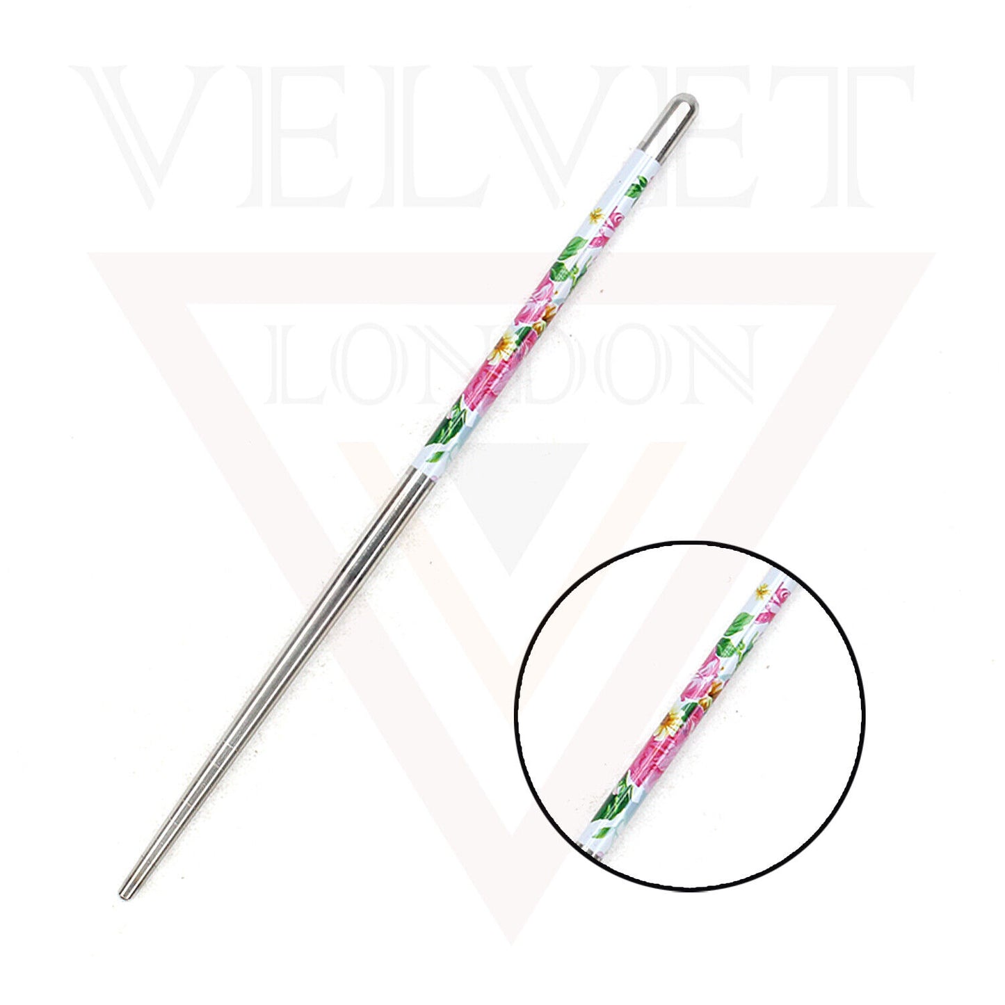 1x Metal Hair Sticks Bun Holder Floral Chignon Hairpin Hair Stylish Chopstick