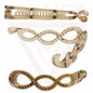 Banana Clip Hair Clamp Clear Infinity Hair Pins Ponytail Holder Twist Hair Clips