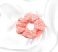 Embroidered Scrunchies Elastic Pony Tie Hair Beaded Bobble Bands Headwear