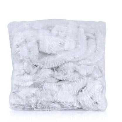 Disposable Shower Caps Bath Caps Large Thick Clear Waterproof Hair Solon 50Pcs