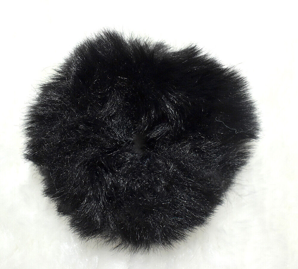 Faux Fur Hair Tie Rope Plush Hair Scrunchies Elastic Hair Bands Ponytail Holder