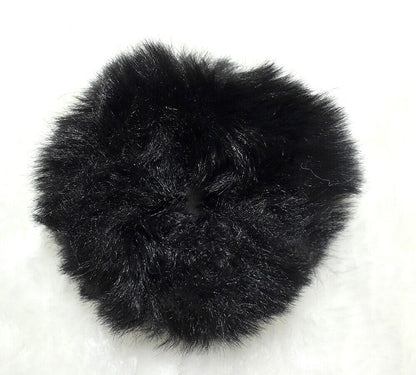 Faux Fur Hair Tie Rope Plush Hair Scrunchies Elastic Hair Bands Ponytail Holder