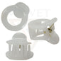 Hair Claw Clips Tiny Round Hair Clamp Crab Non-Slip Barrettes Hairgrip For Girls