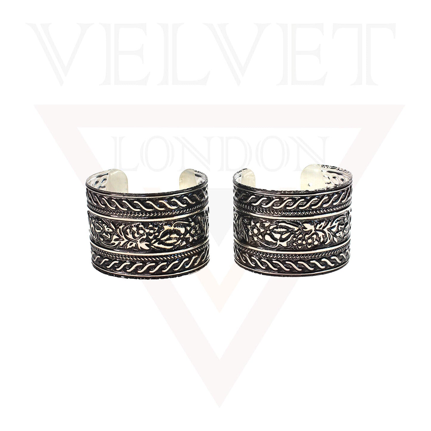 Kada Bangle Bracelet Antique German Oxidised Traditional Cuff Bracelet for Girls