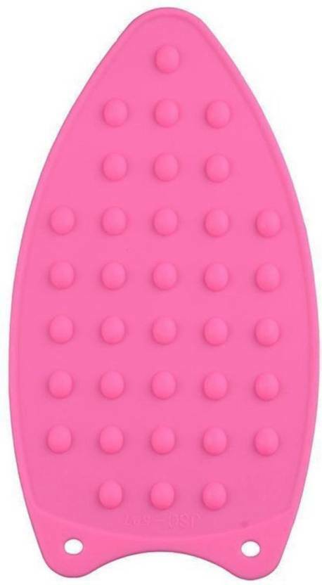 Pink Iron Silicone Hot Safety Rest Pad Ironing Board Heat Resistant Protector UK