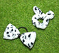 2x Animal Print Hair Bands Scrunchie Ponytail Holder Velvet Bow Elastic Hair Tie