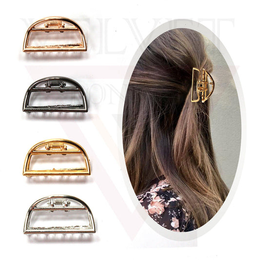 Hair Claws Metal Non-Slip Hair Jaw Clips Pins Hair Clamp Clutchers Barrettes