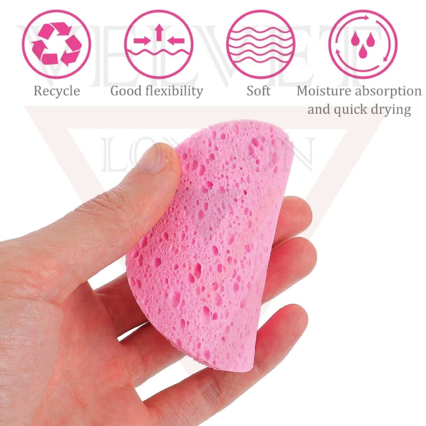 Cleansing Exfoliating Face Sponges for Washing Face Disposable Facial Sponges