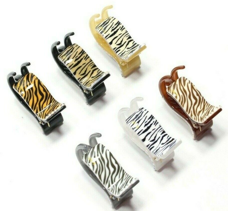 Zebra Print Strong Hold Hair Claw Clip Hair Clip Hair Crab Clamp Hairgrip