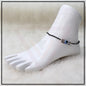 Antique Black Beaded Bracelet Adjustable Boho Anklets Jewellery Girls