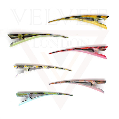 Duckbill Hair Clip Butterfly Metal Non-slip Crocodile Barrettes Teeth Clip Salon