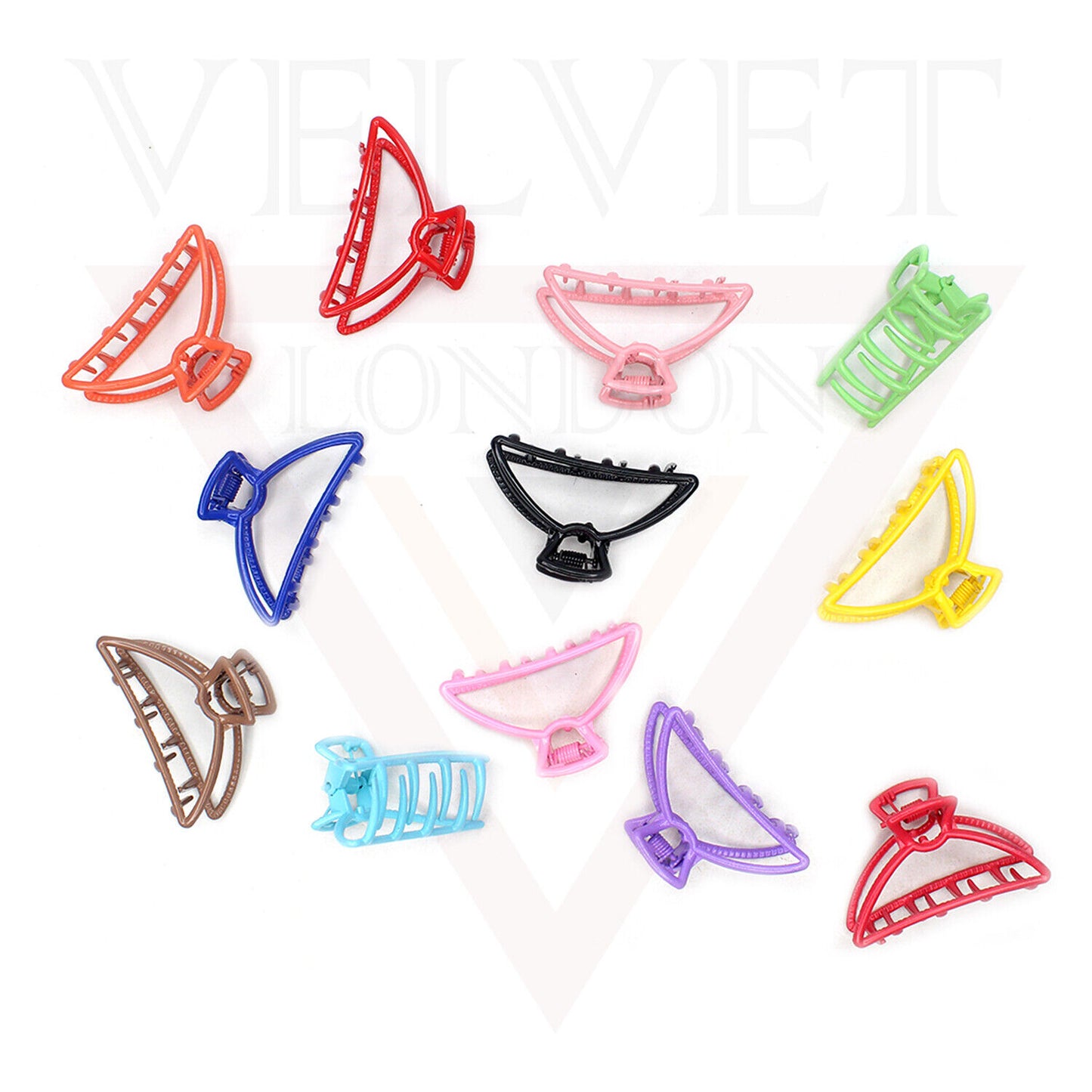 Metal Hair Claw Clips Hair Clamp Matte Clutcher Barrette Jaw Hair Accessories