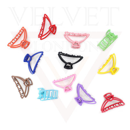 Metal Hair Claw Clips Hair Clamp Matte Clutcher Barrette Jaw Hair Accessories