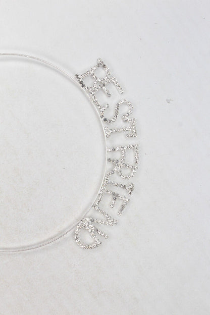 Headband Best Friend Hair Hoop Hair Band Rhinestone Princess Crown Party UK