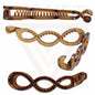 Banana Clip Hair Clamp Clear Infinity Hair Pins Ponytail Holder Twist Hair Clips