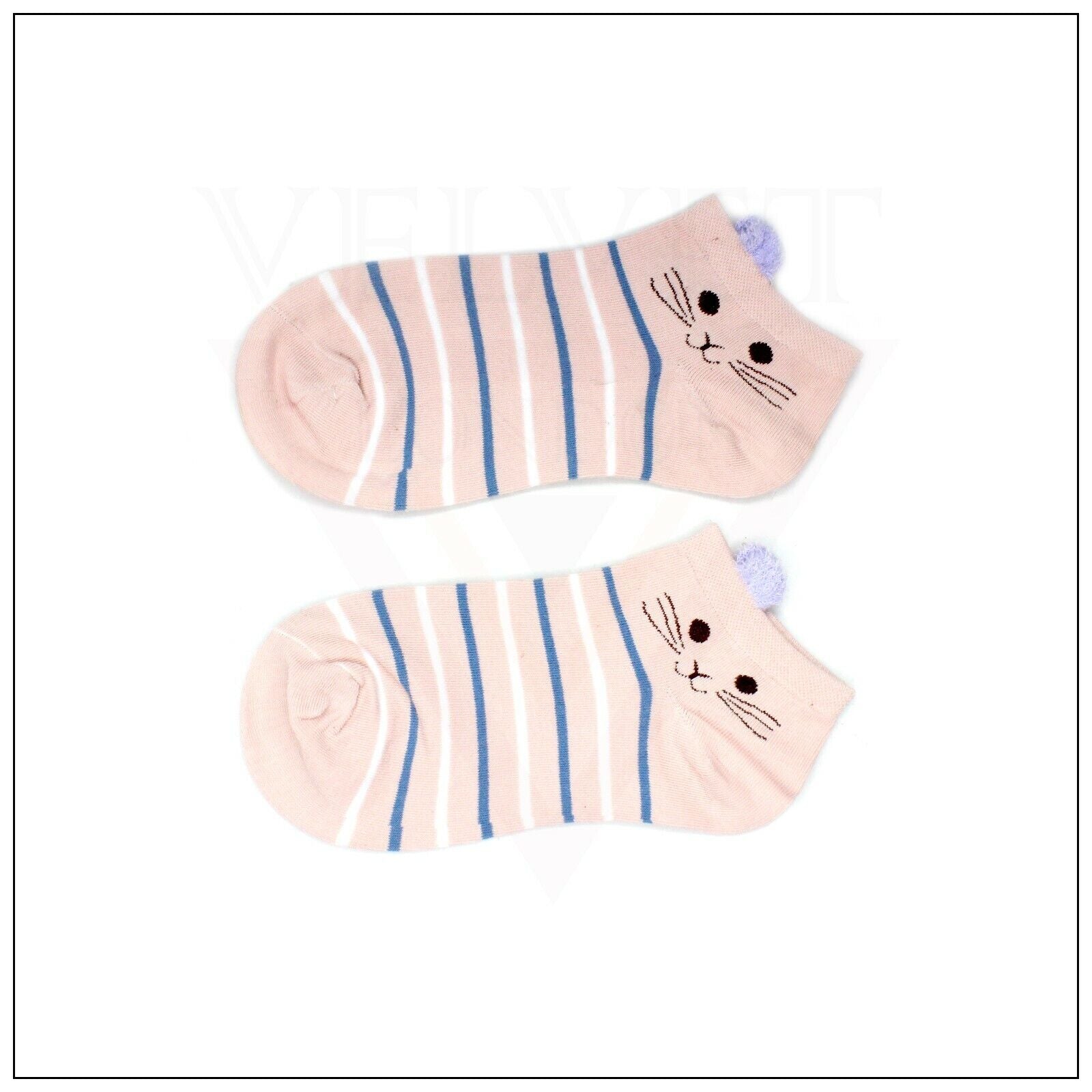 Funky Cotton Funny Animal Crew Socks Cute Rabbit Ear Socks For Women & Girls
