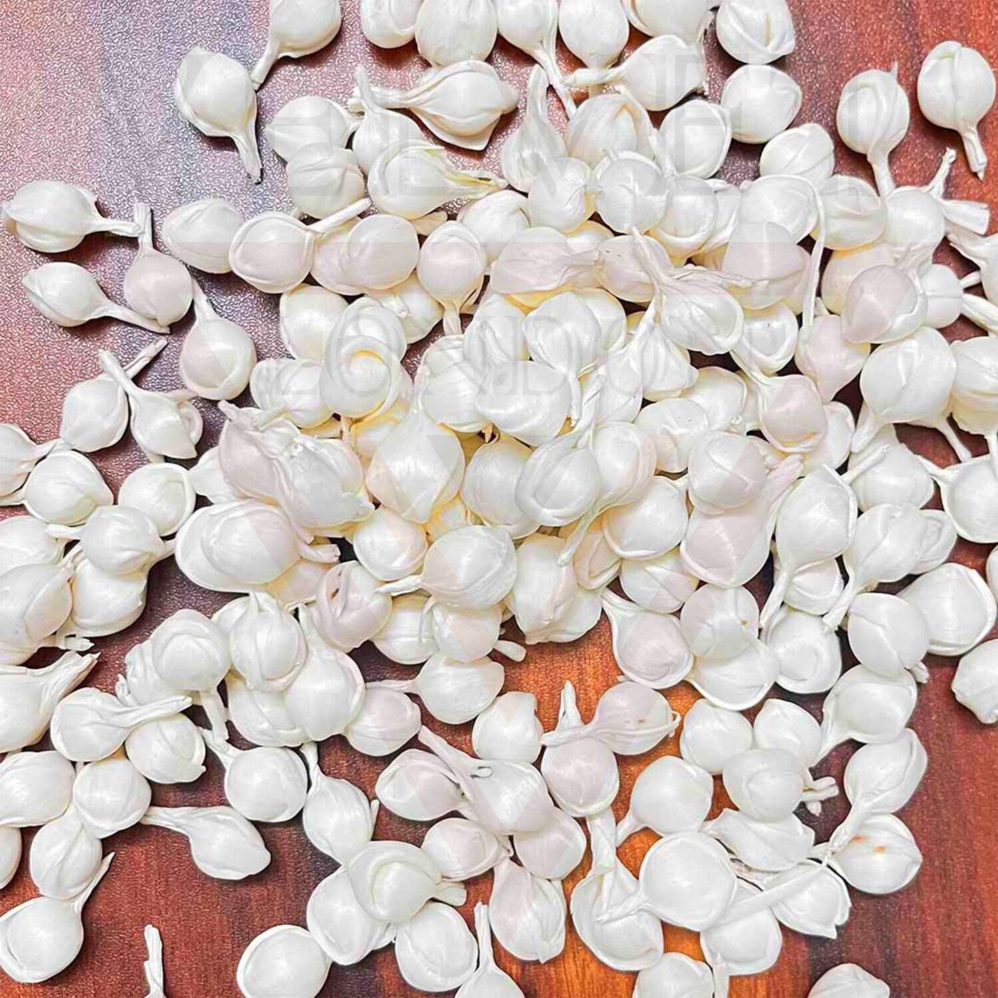 50x Decorative Mogra Artificial Jasmine Buds For Making Gajra Necklace Bun Maker
