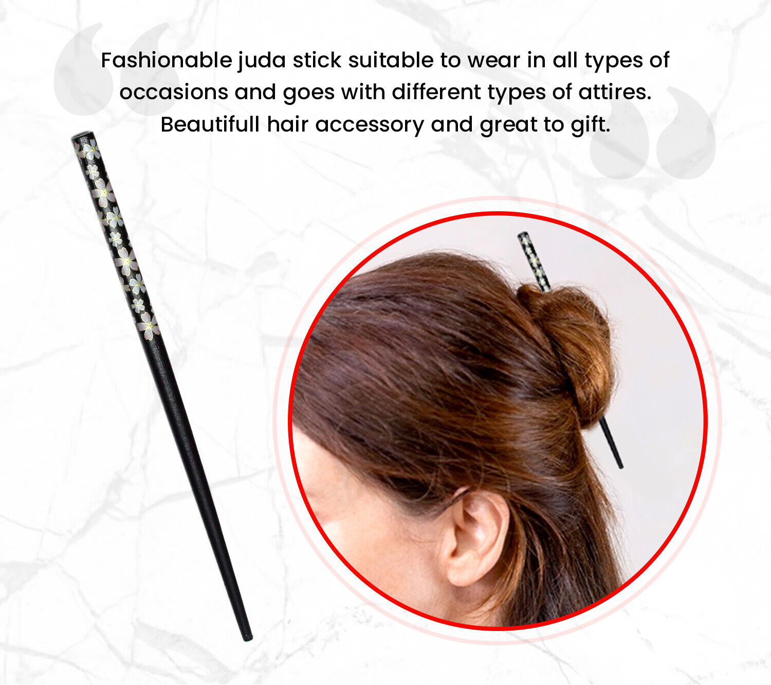 3x Wood Stick Decorative Bun Holder Chinese Unique Style Hair Chopstick Stick