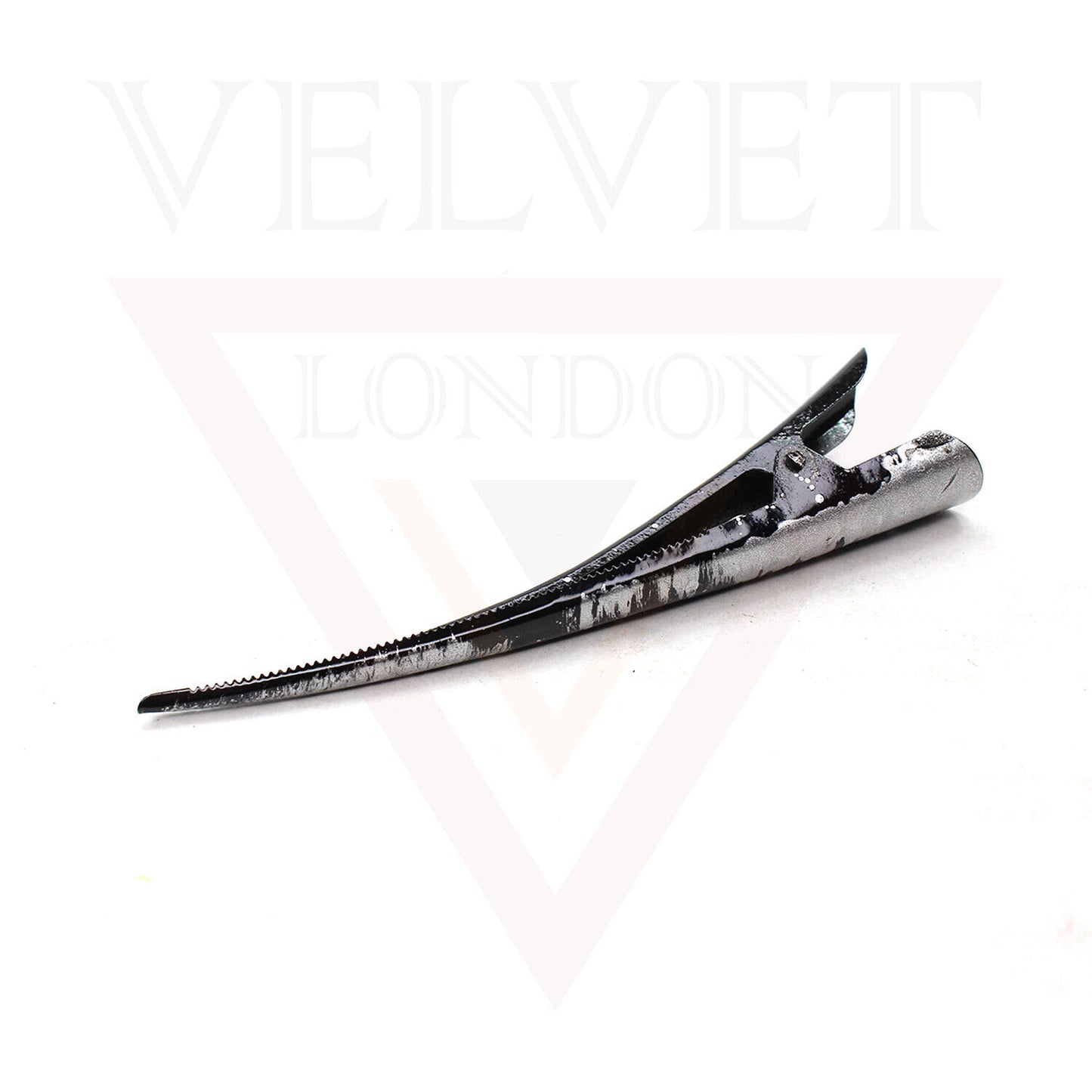 Duckbill Hair Clip Metal Crocodile Barrettes Teeth Long Hair Styling Clips Salon