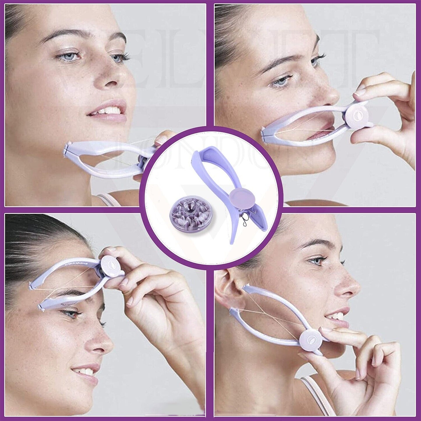 Quick & Painless Face Hair Removal Device Hair Threading Removal System Tool